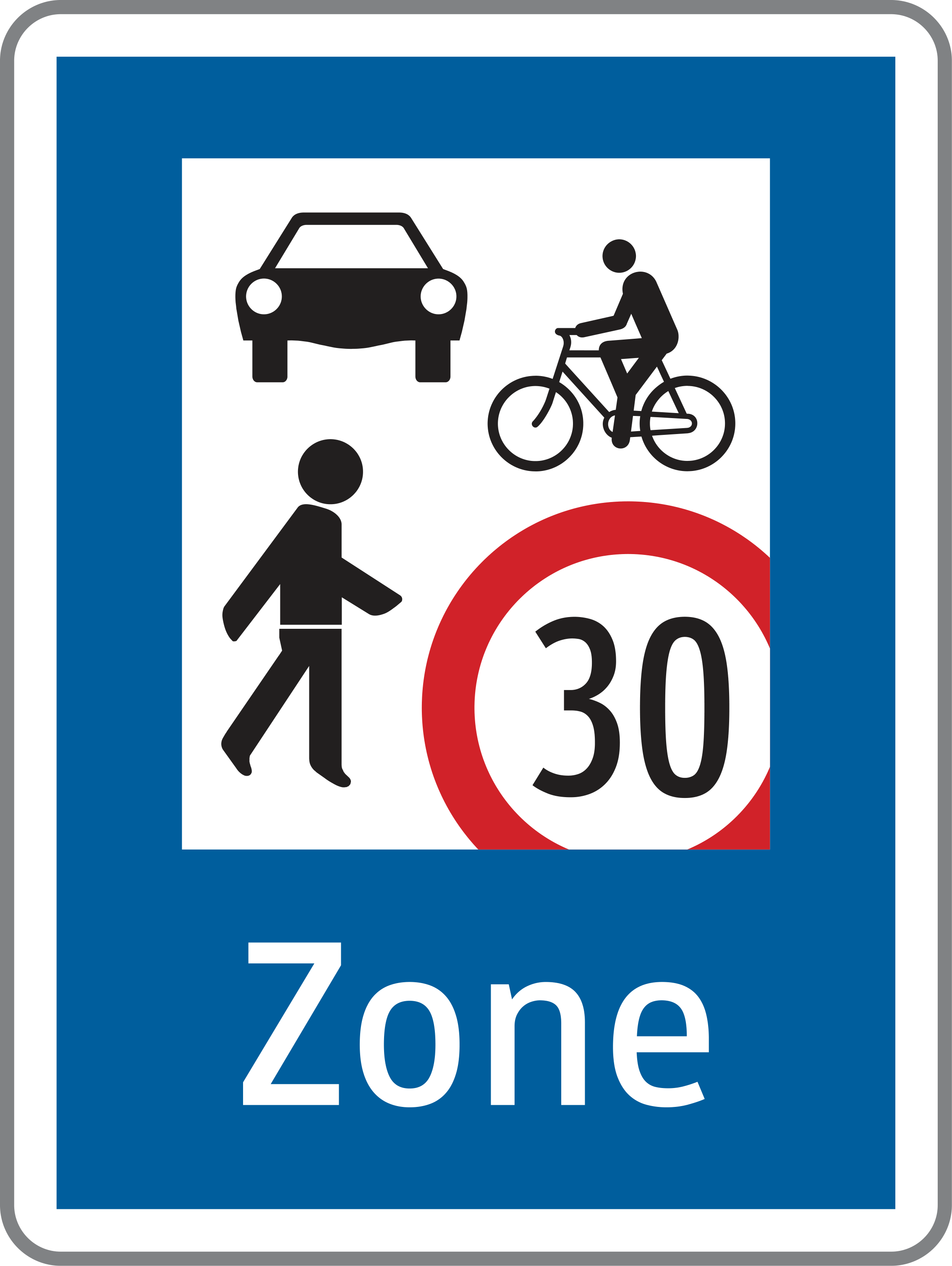 Verkehrszeichen Begegnungszone