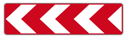 Rechteckige Leitplanken