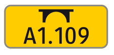 Objekttafel Autobahn