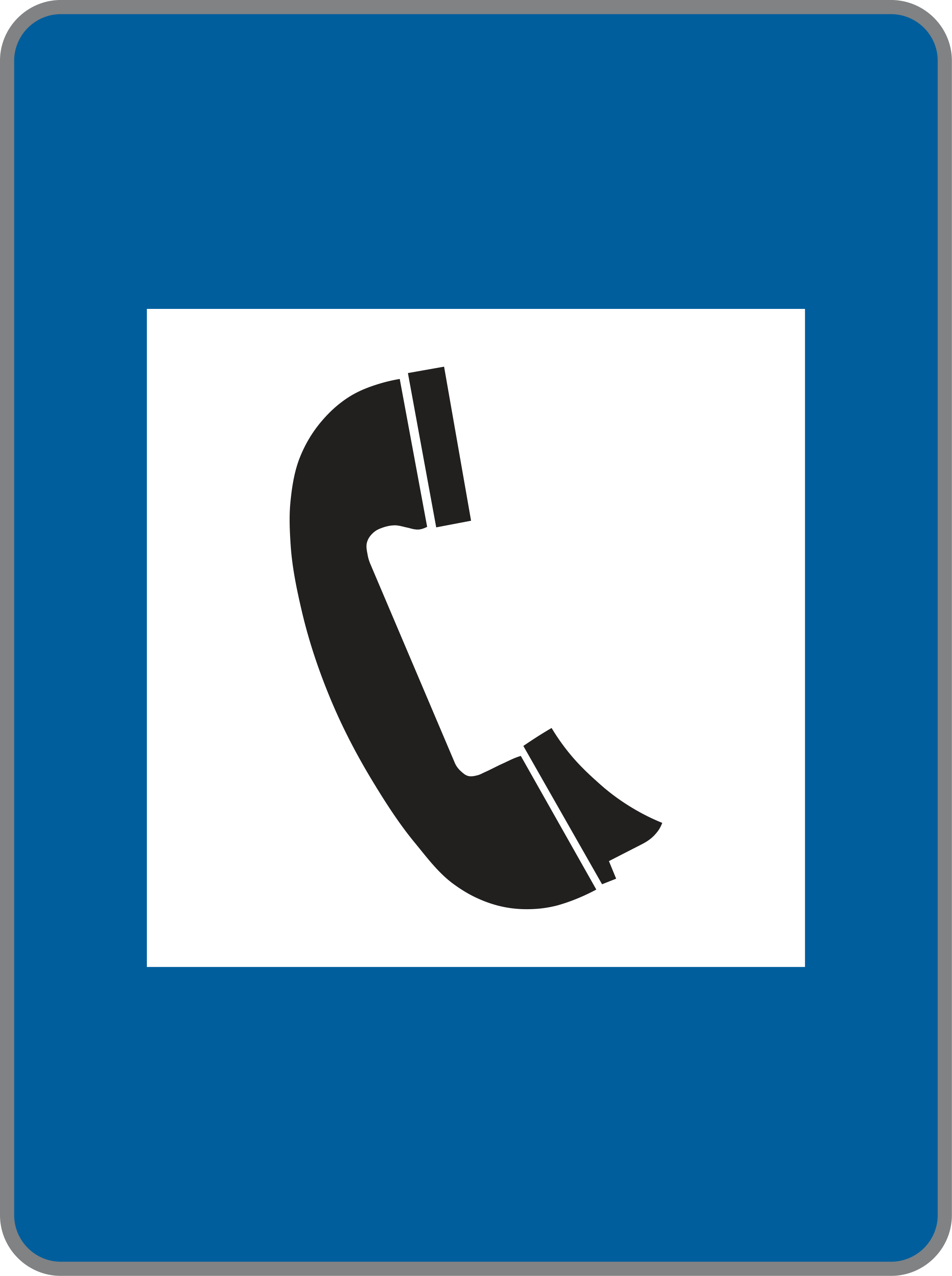 Verkehrszeichen Telefon