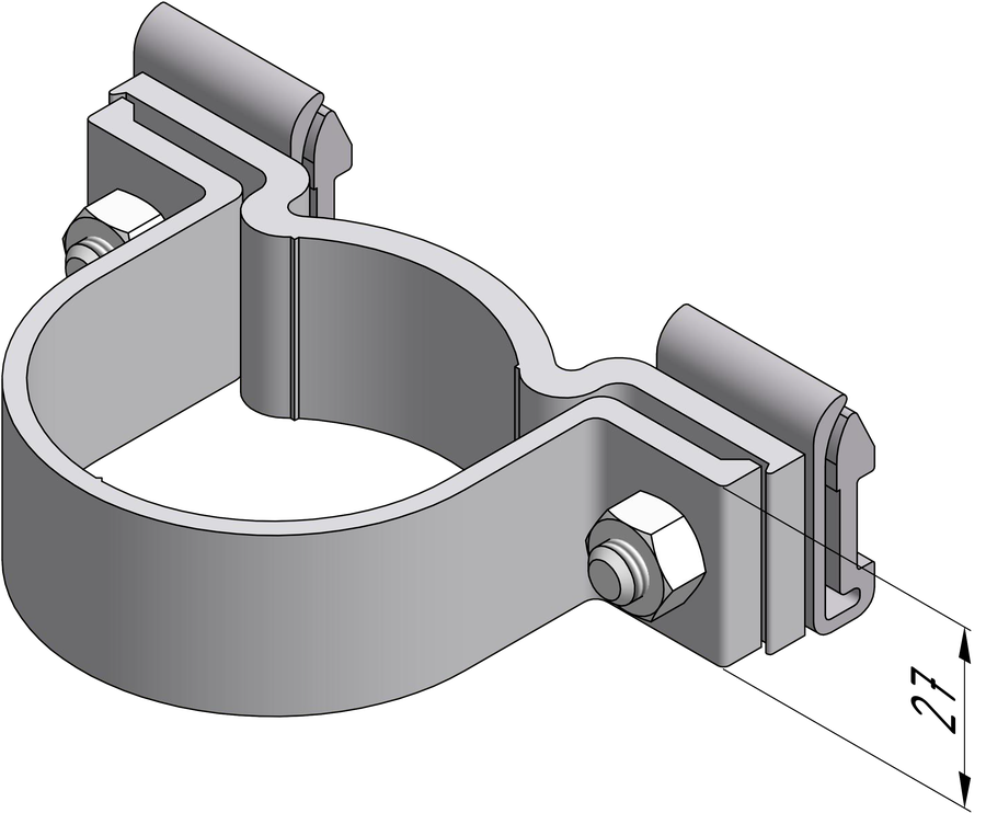 F-Lasche für Formline-Schilder