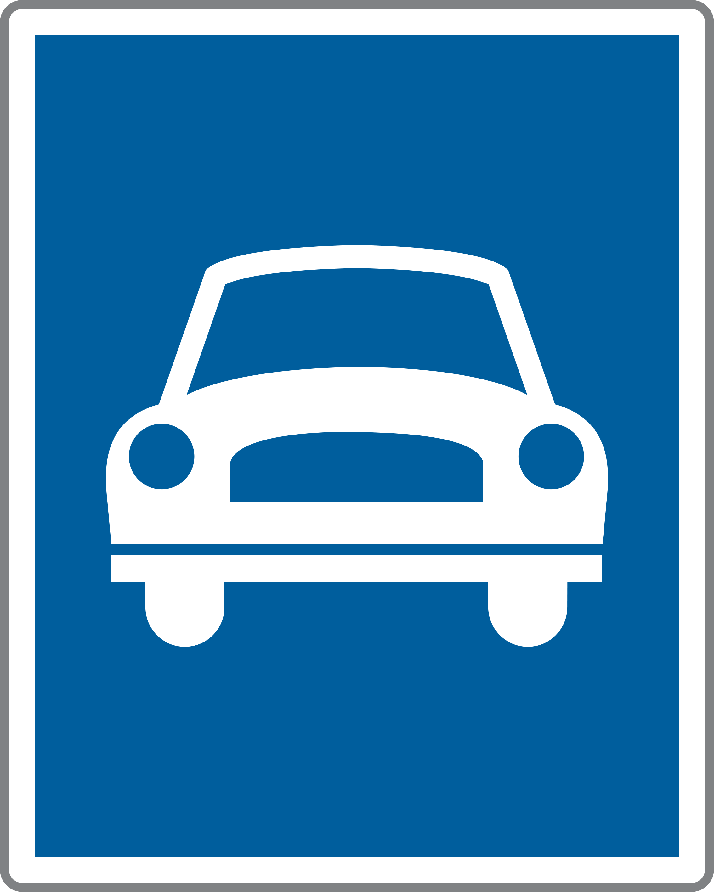 Verkehrszeichen Autostraße