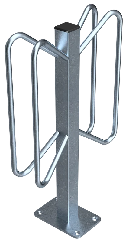 Fahrrad Einzelparker 2 Stellplätze, Dübelmontage