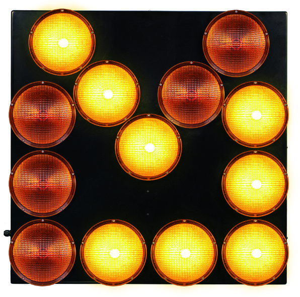 LED-Leitpfeil Serie ISS 90x90, 8 LED, 12/24 V