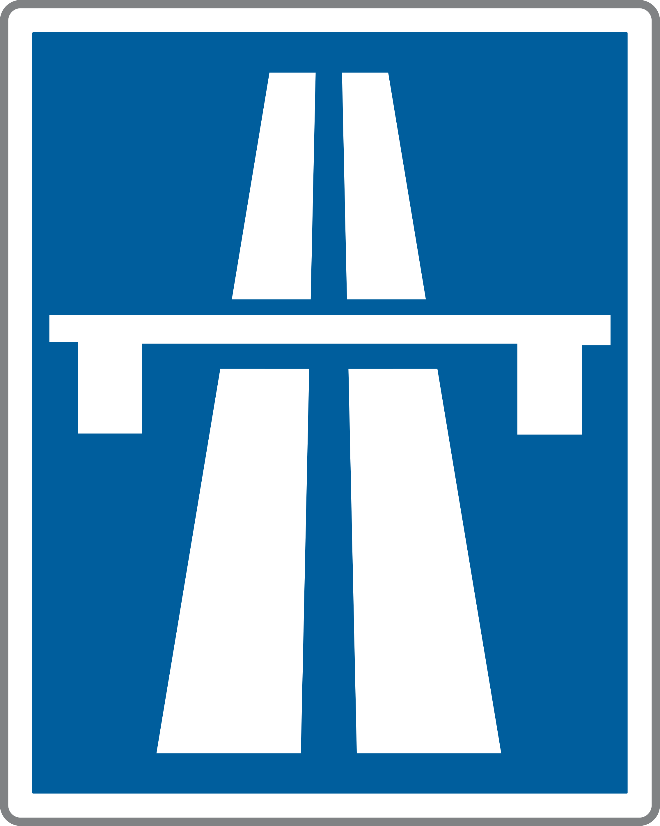 Verkehrszeichen Autobahn
