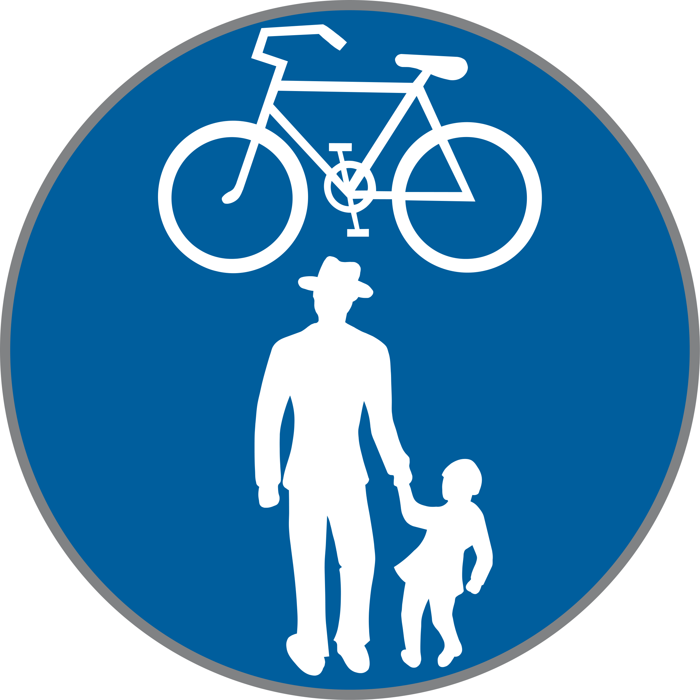 Verkehrszeichen Geh- und Radweg