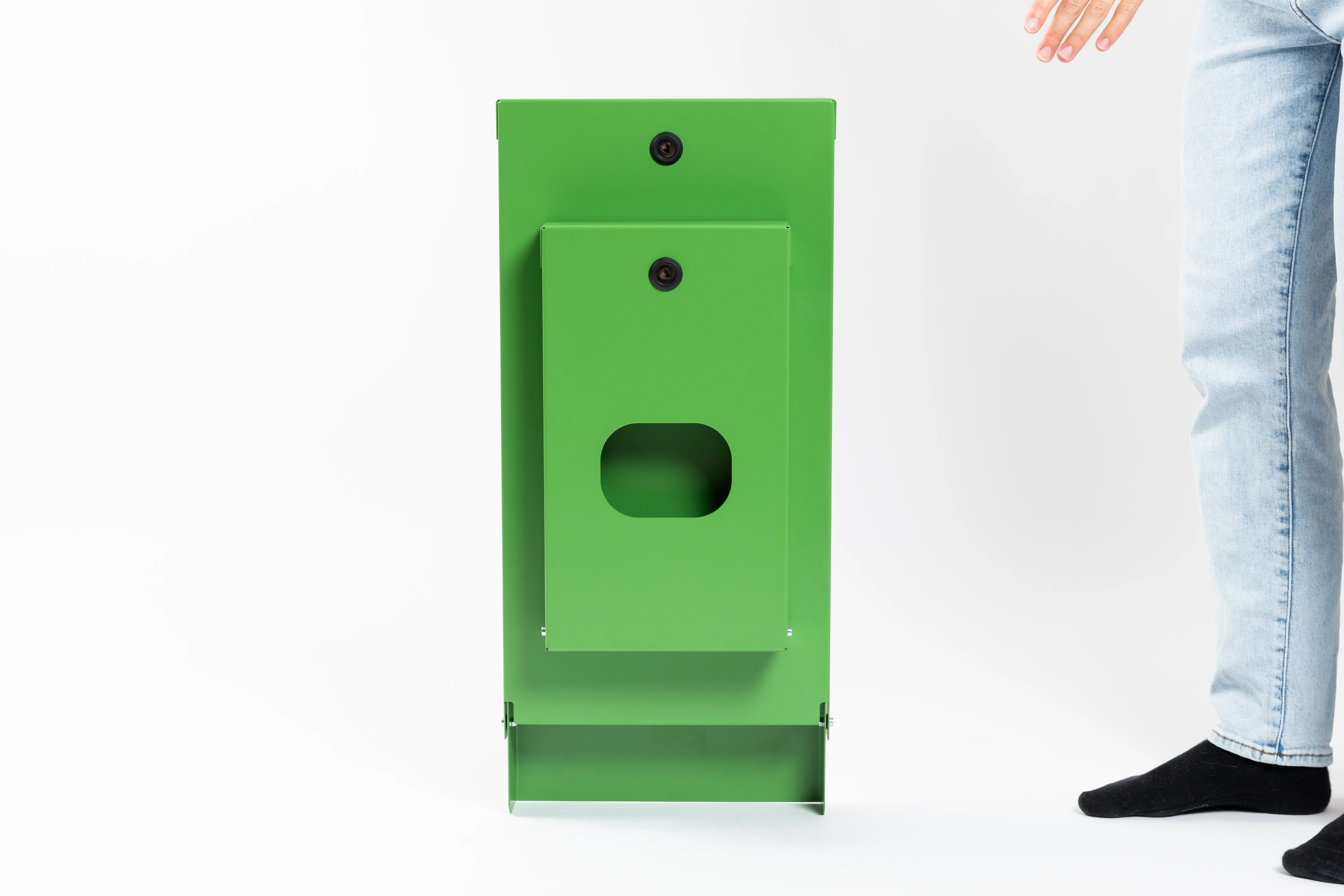 Pick and Bin Zsamramsack  Maigrün Frontale ansicht 