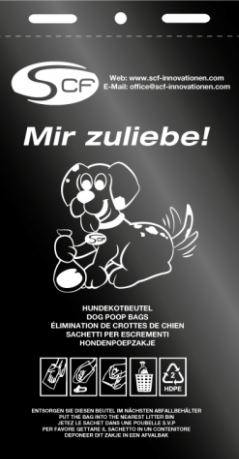 Hundekotbeutel Snoopie, für Beutelspender Snoopie