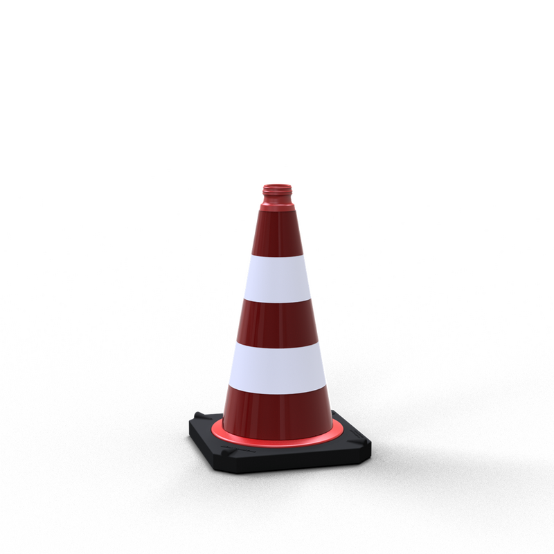 Leitkegel RA1 H 500 mm zweiteilig