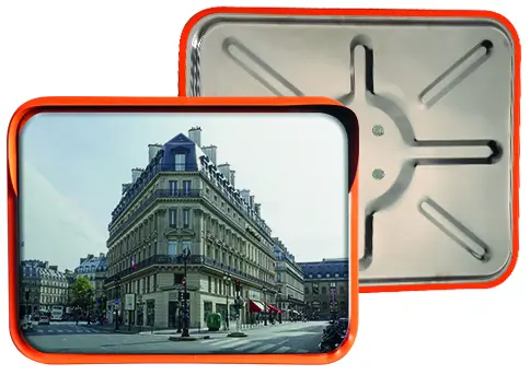 Verkehrsspiegel Edelstahl Wolfpassing