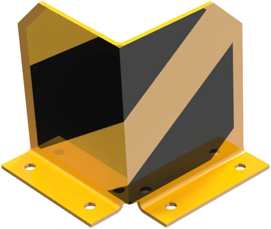 Anfahrschutzschutzwinkel 200 mm gelb schwarz