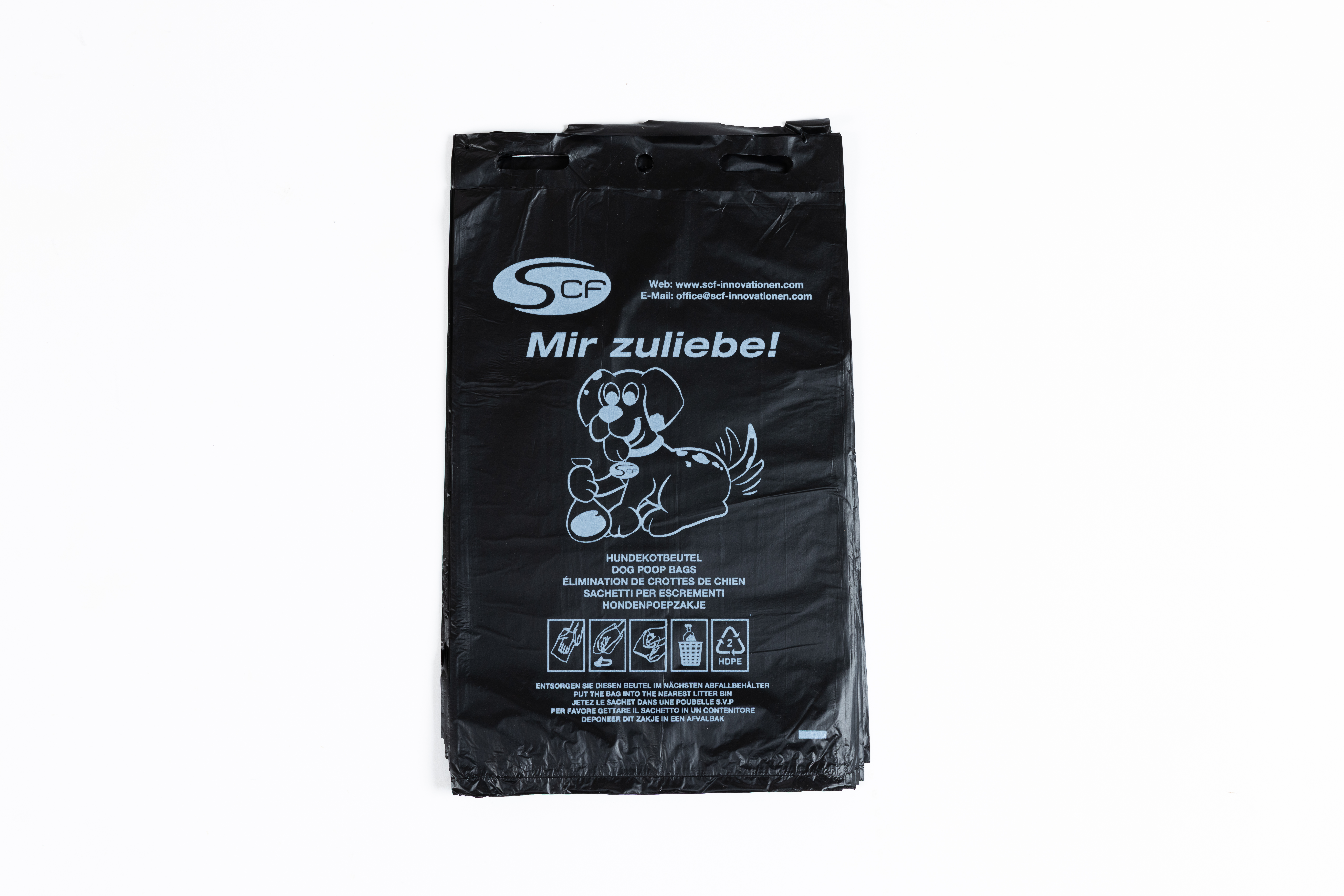 Hundekotbeutel für Beutelspender Snoopie Schwarz Hundekotbeutel für Beutelspender Snoopie Schwarz