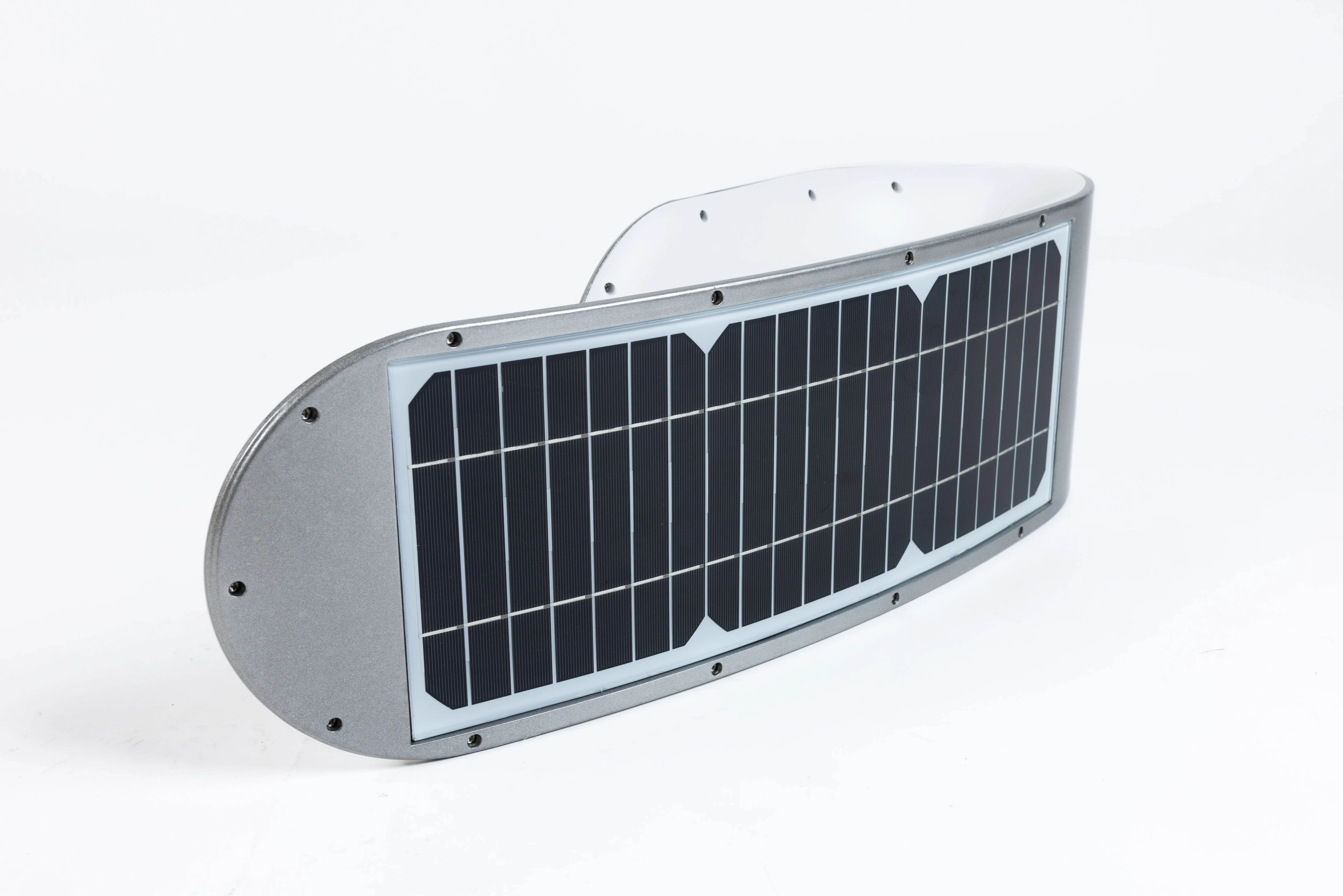 Gartenleute, Straßenleuchte, Solar, mit Fernbedinung liegend seitlich