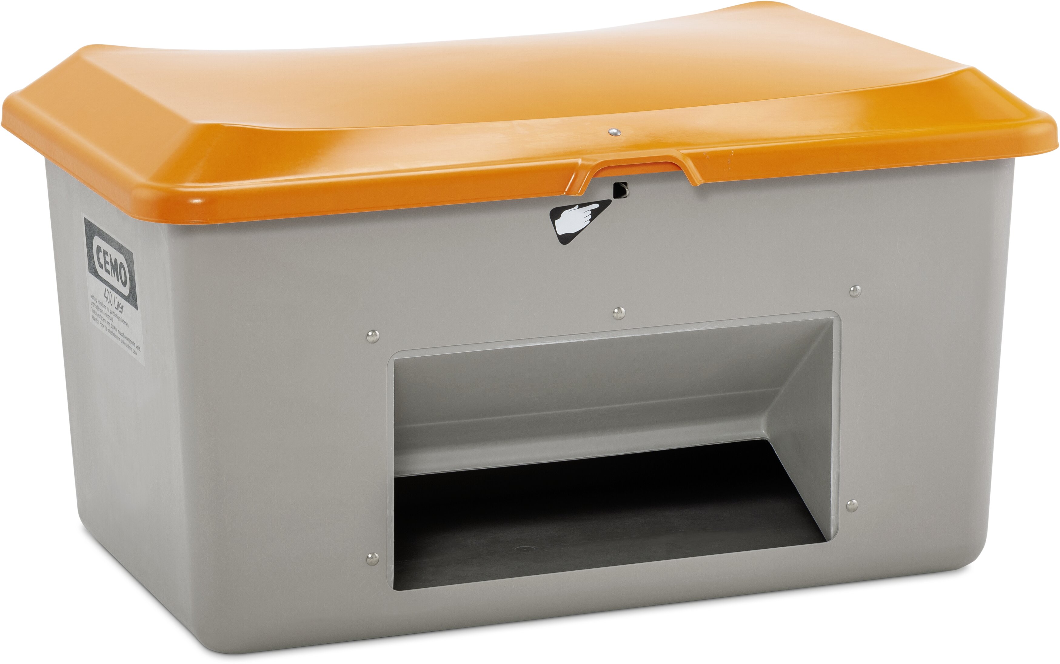 Streugutbehälter 400L, mit Entnahmeöffnung, ohne Staplertasche Streugutbehälter 400L, mit Entnahmeöffnung, ohne Staplertasche