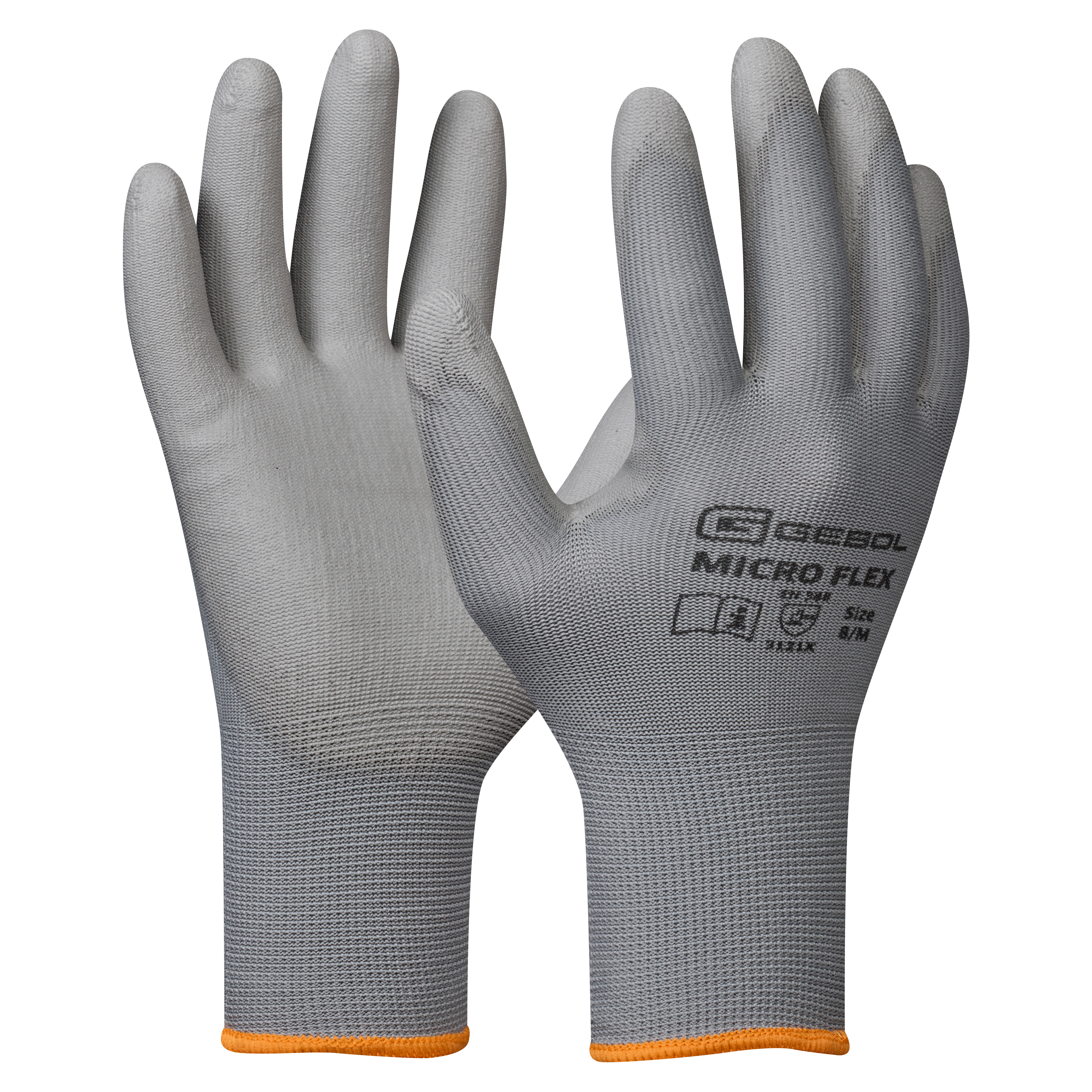 Montagehandschuhe "Nano Flex" grau 12 Paare