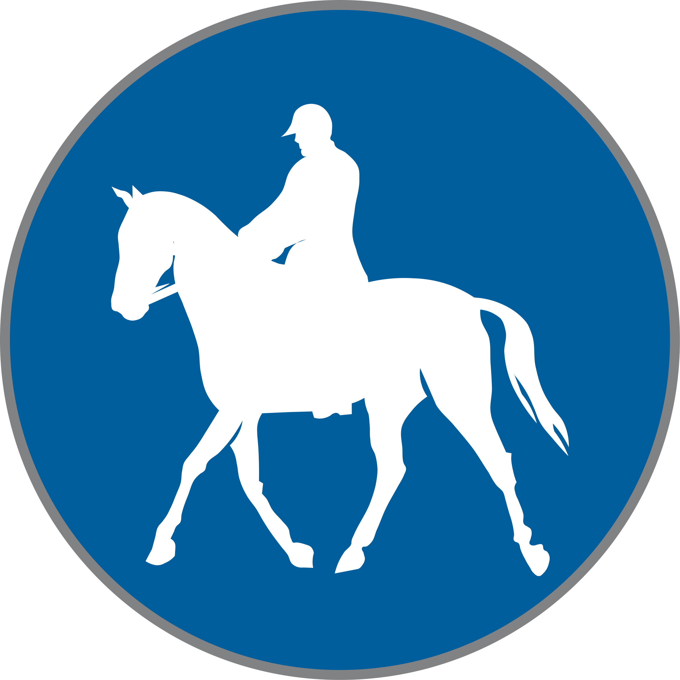 Verkehrszeichen Reitweg
