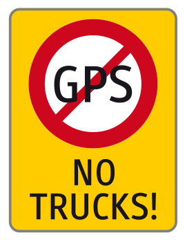 Sondertafel „GPS – No Trucks“