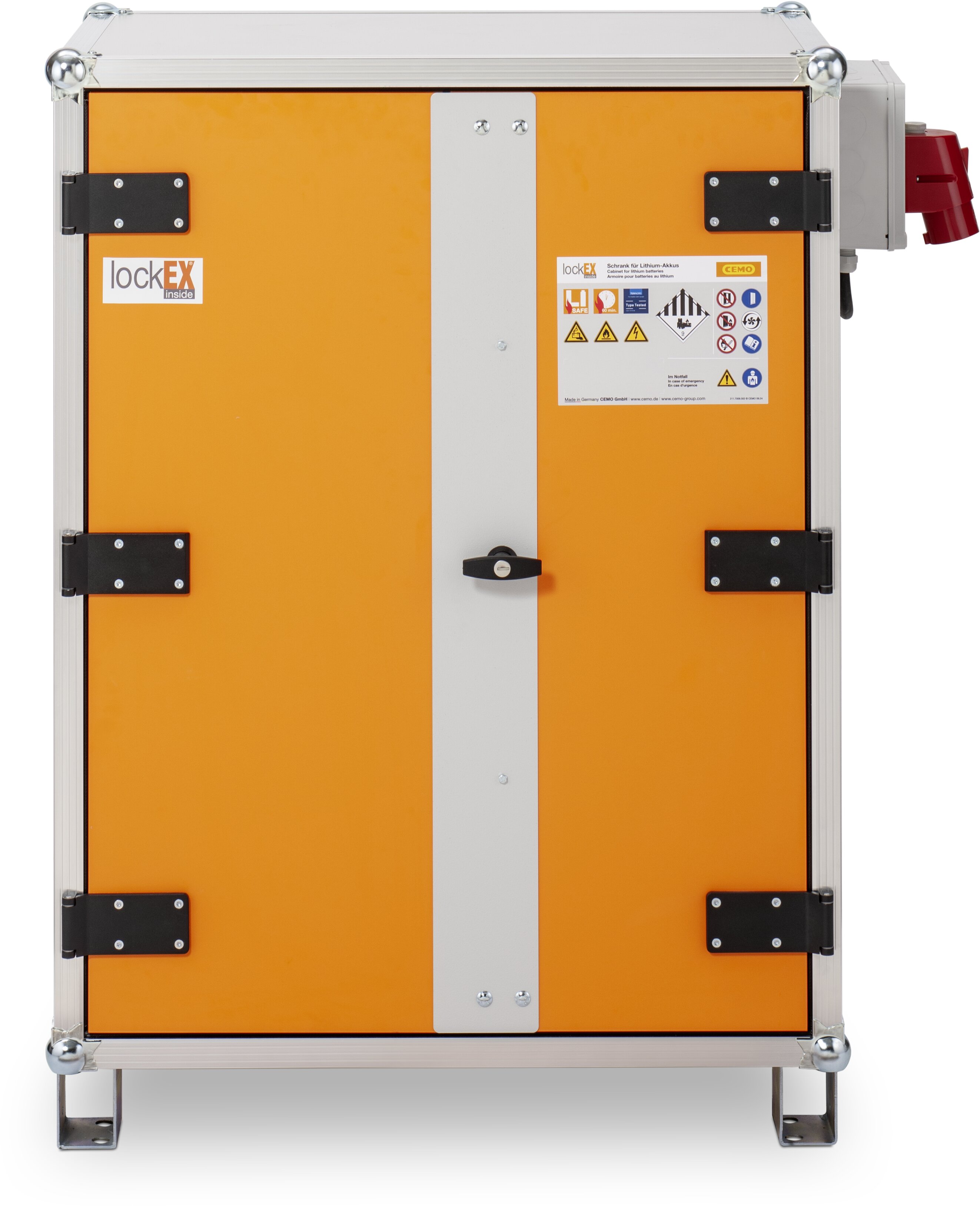 Akku Ladeschrank Premium 8/10, 400 V auf Füßen