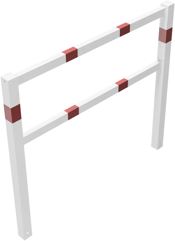 Wegesperre ortsfest 1,5 m ges. länge, zum einbetonieren ansicht schräg oben links 