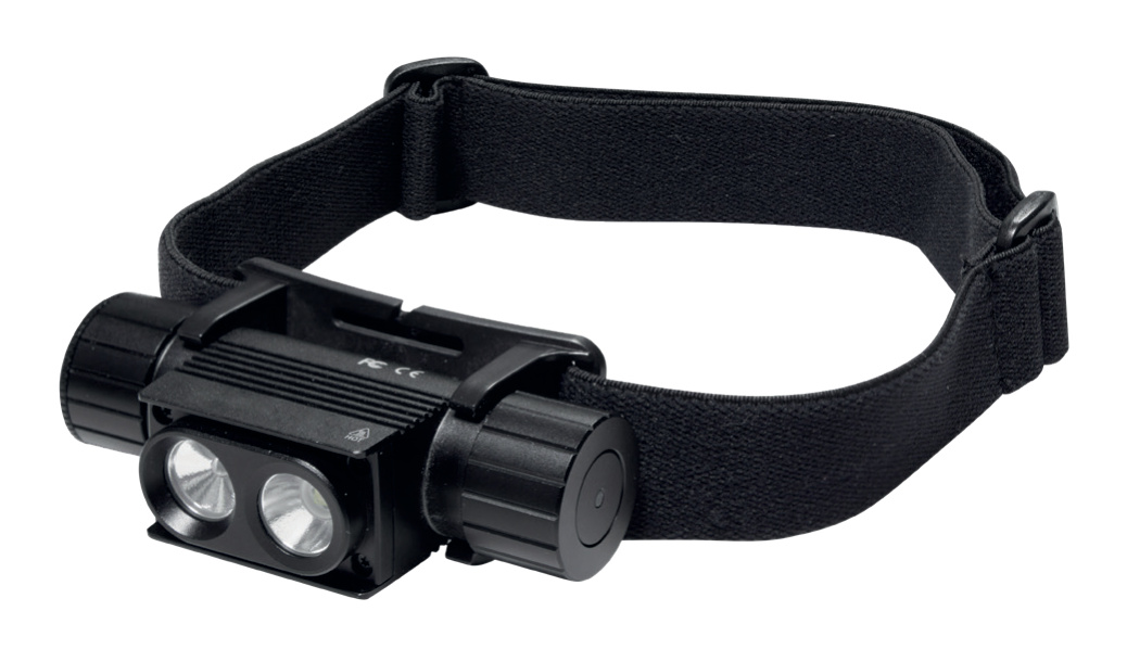 LED-Stirnleuchte NX21, 4, slot Ladegerät für NX Batterien mit Netzadapter und USB, C Kabel