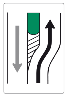 Voranzeiger für Verkehrsinseln