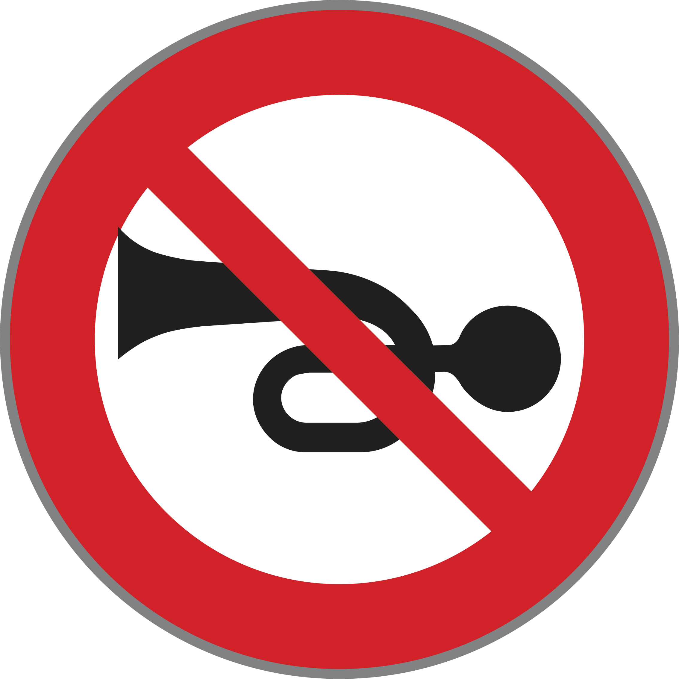 Verkehrszeichen Hupverbot