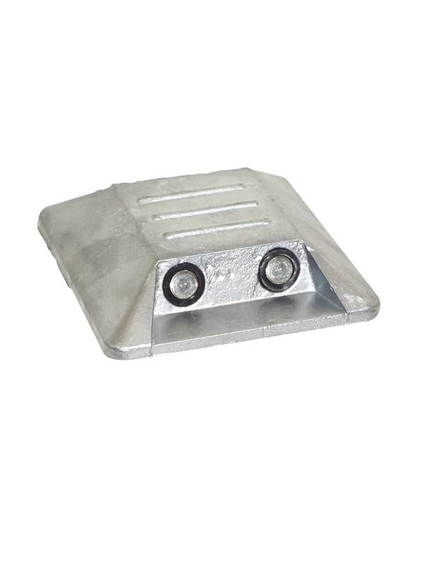 Aluminium markierungsnagel 100 x 100 mm zum aufkleben StVO-konform 
