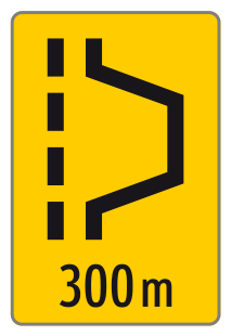 Kennzeichnung einer Pannenbucht