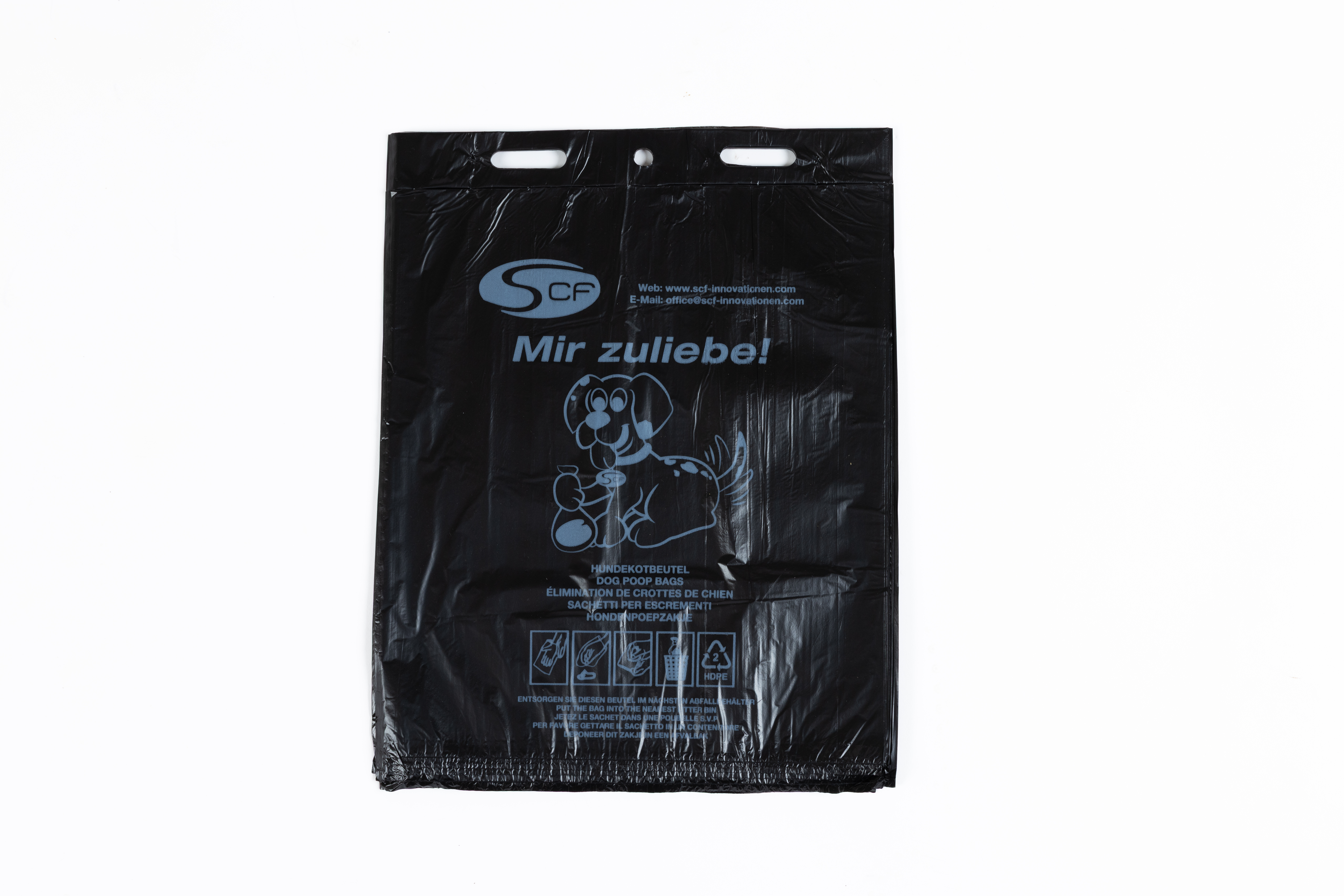 Hundekotbeutel für Beutelspender Flexi und Standard Schwarz