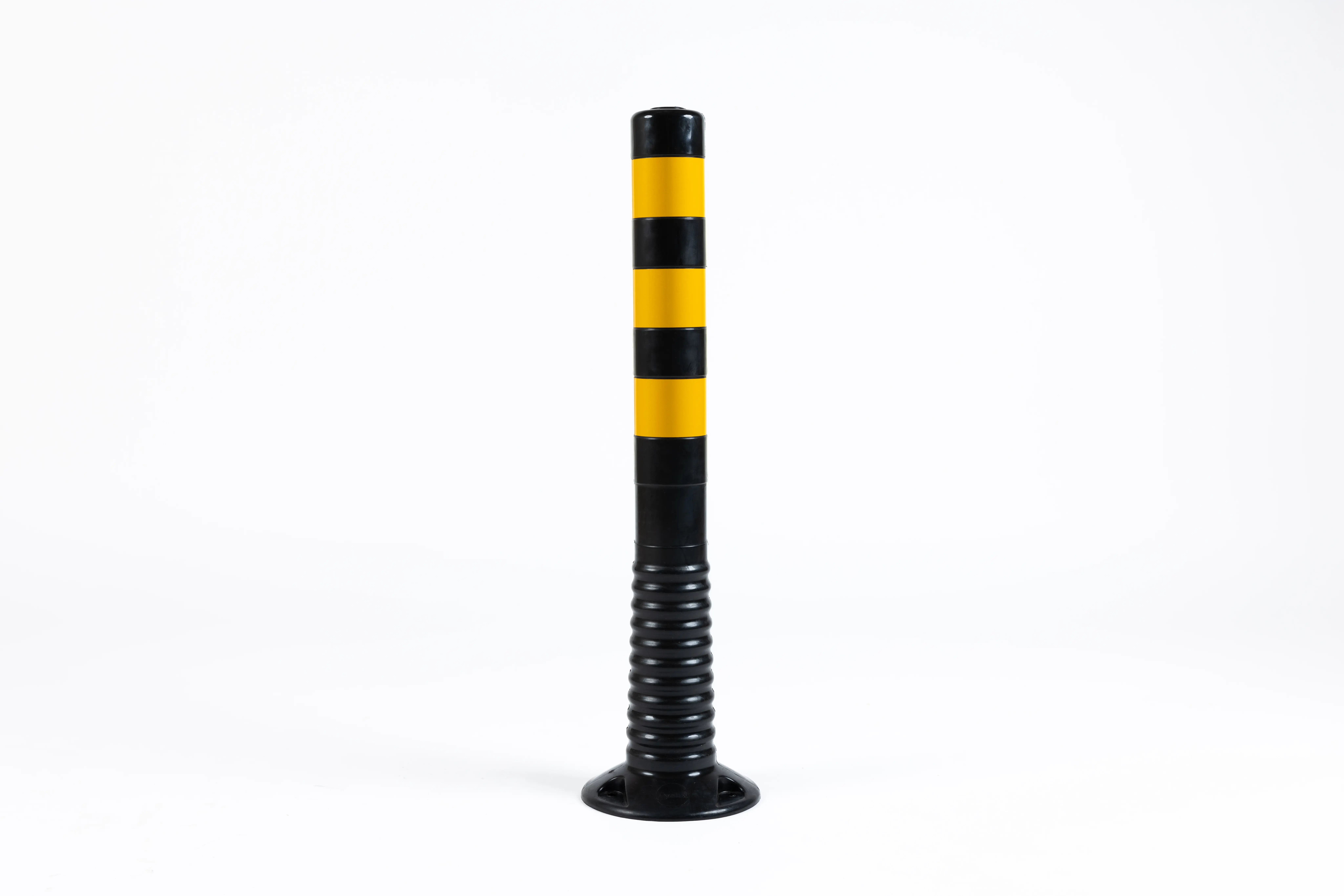 Absperrpfosten Flexi Schwarz-Gelb