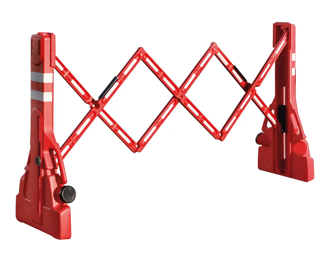 Scherengitter ausziehbar mit Integriertem Lagersystem