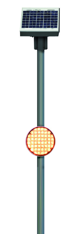 Solar-Warnleuchte D-Solar 200 - 302, mit Photovoltaik, Kit 10 W