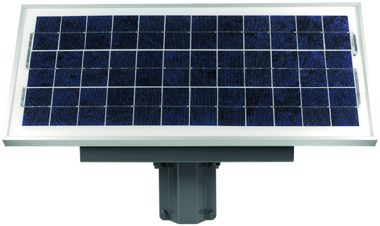 Kompakt-Photovoltaik-Kit 20 W / 18 Ah, Ø60, mit Laderegler