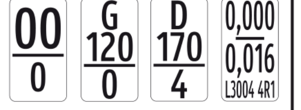 Kilometertafel Format 3 für Landesstraßen L und übrige Straßen