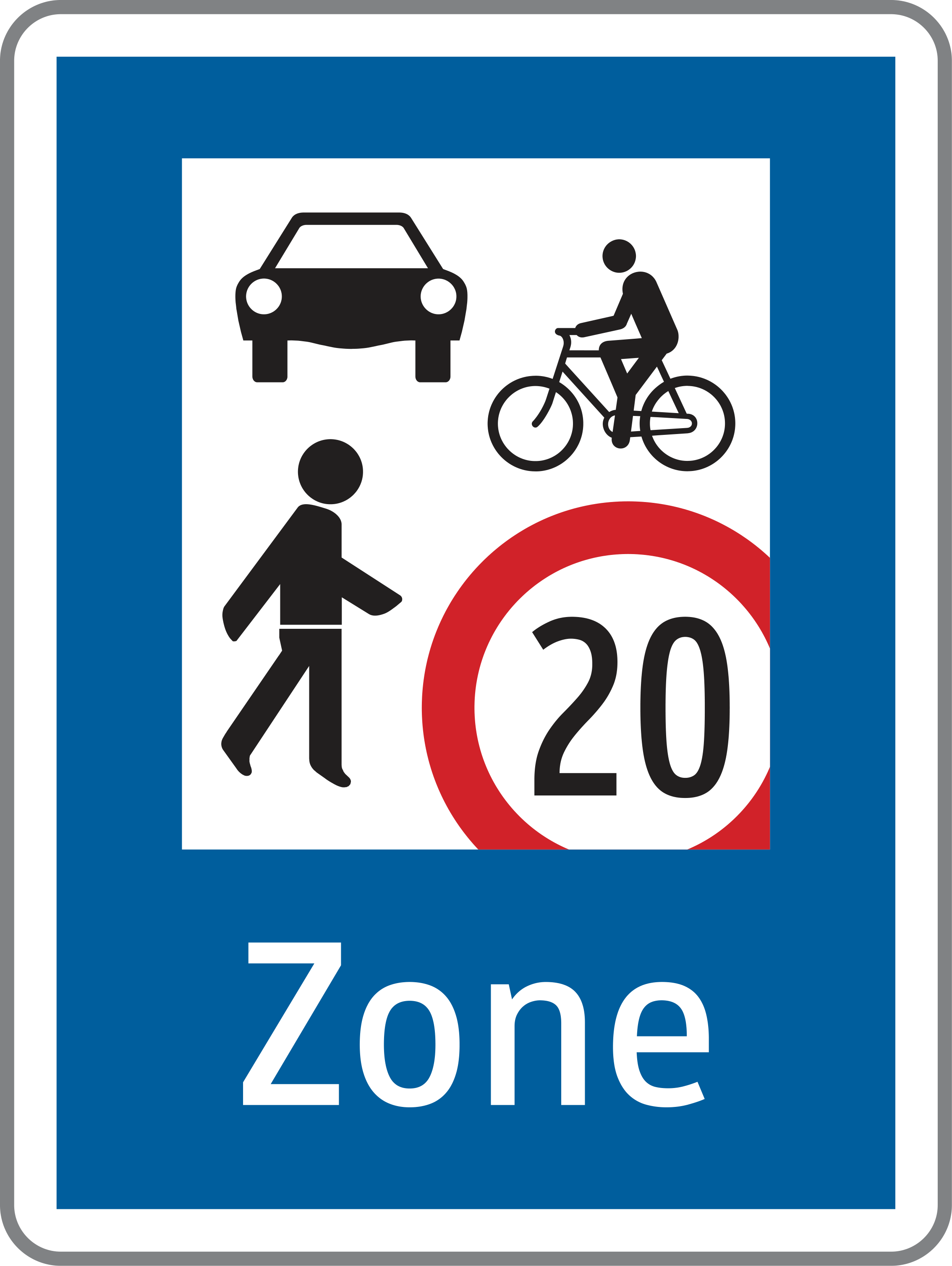 Verkehrszeichen Begegnungszone