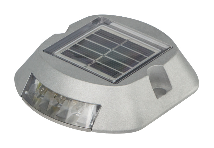 Solar-Straßenmarker SolarTop 24, gelb beidseitig blinkend