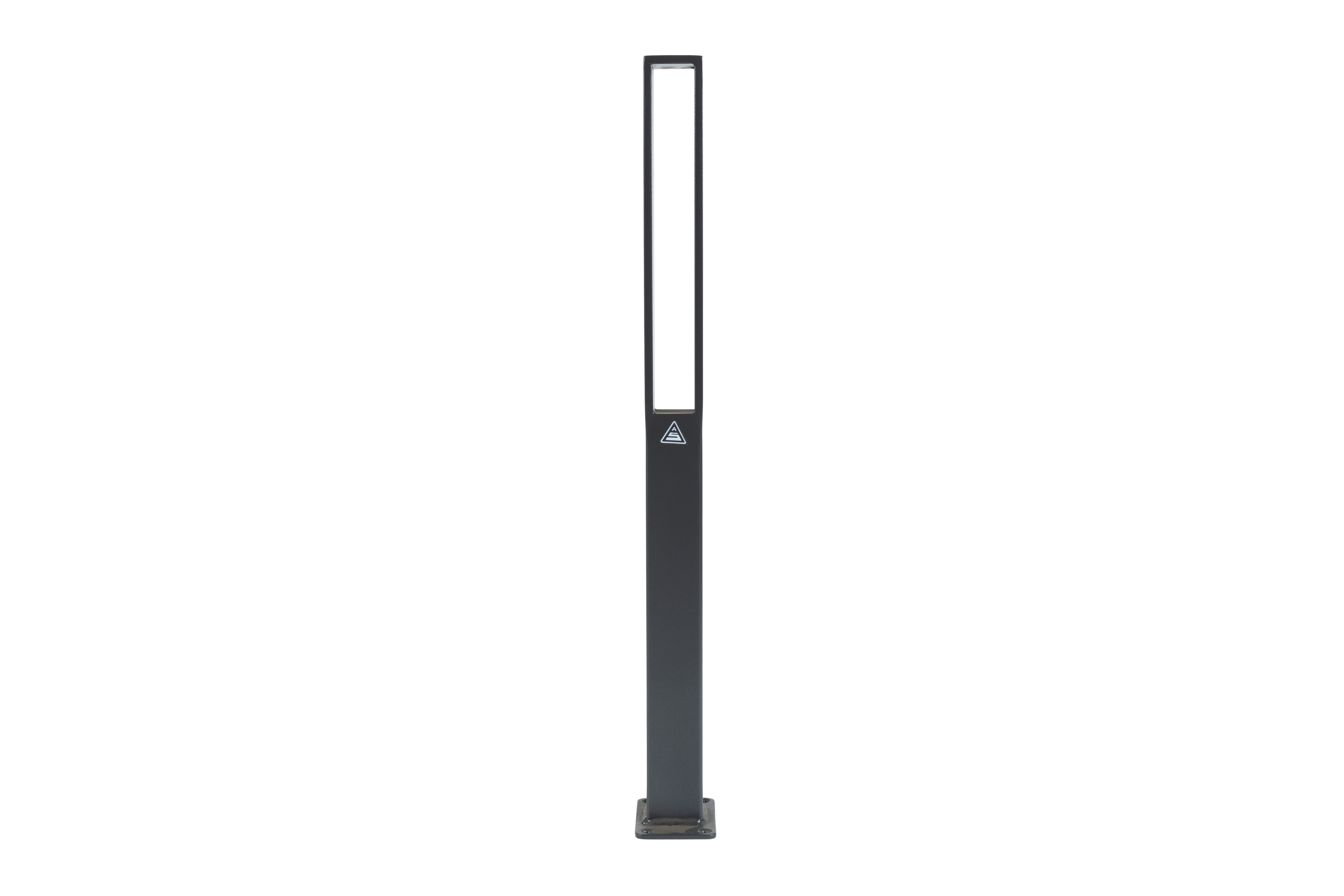 Box Poller Poller mit Durchlass – Stilpoller Vierkant mit Bodenplatte DB703