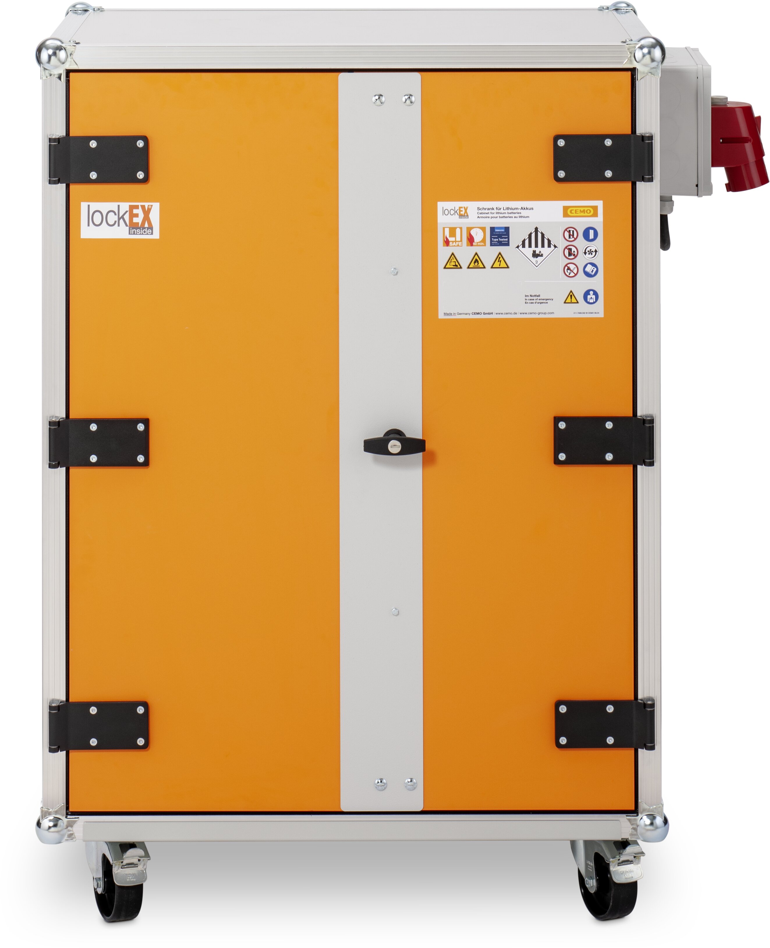 Akku Ladeschrank Premium 8/10, 400 V auf Rollen