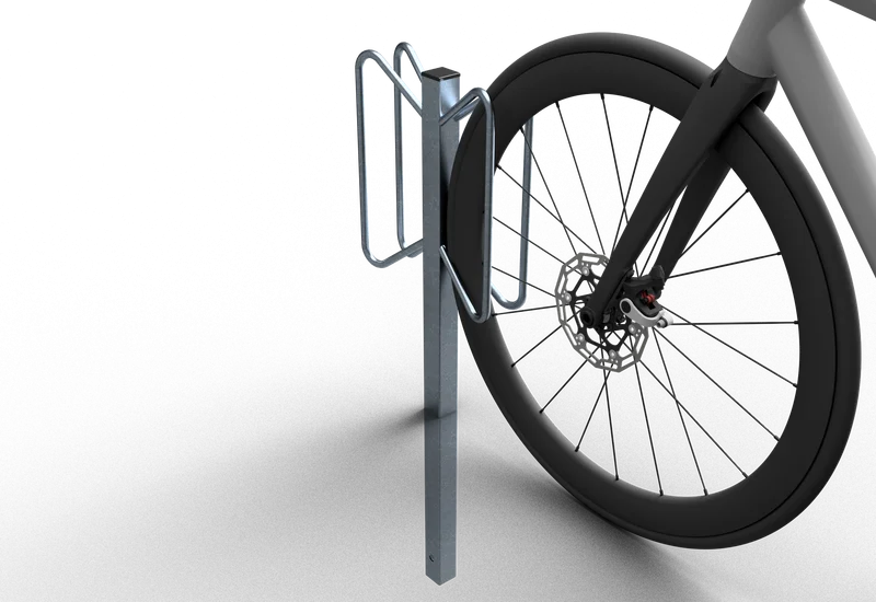 Fahrrad Einzelparker 2 Stellplätze, Einbetonieren